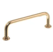 Zawiasy, okucia i inne akcesoria - Uchwyt meblowy podłużny 1353 128 Mosiężny Polerowany Nielakierowany - miniaturka - grafika 1