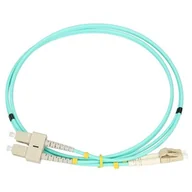 Kable miedziane - ExtraLink PATCHCORD LC/UPC-SC/UPC MM OM3 DUPLEX 3.0MM 2M EX.10321 - miniaturka - grafika 1