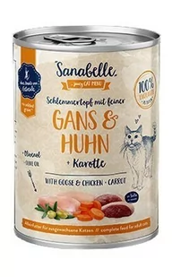 Sanabelle Gęś, kurczak i marchew puszka 380g - Mokra karma dla kotów - miniaturka - grafika 1