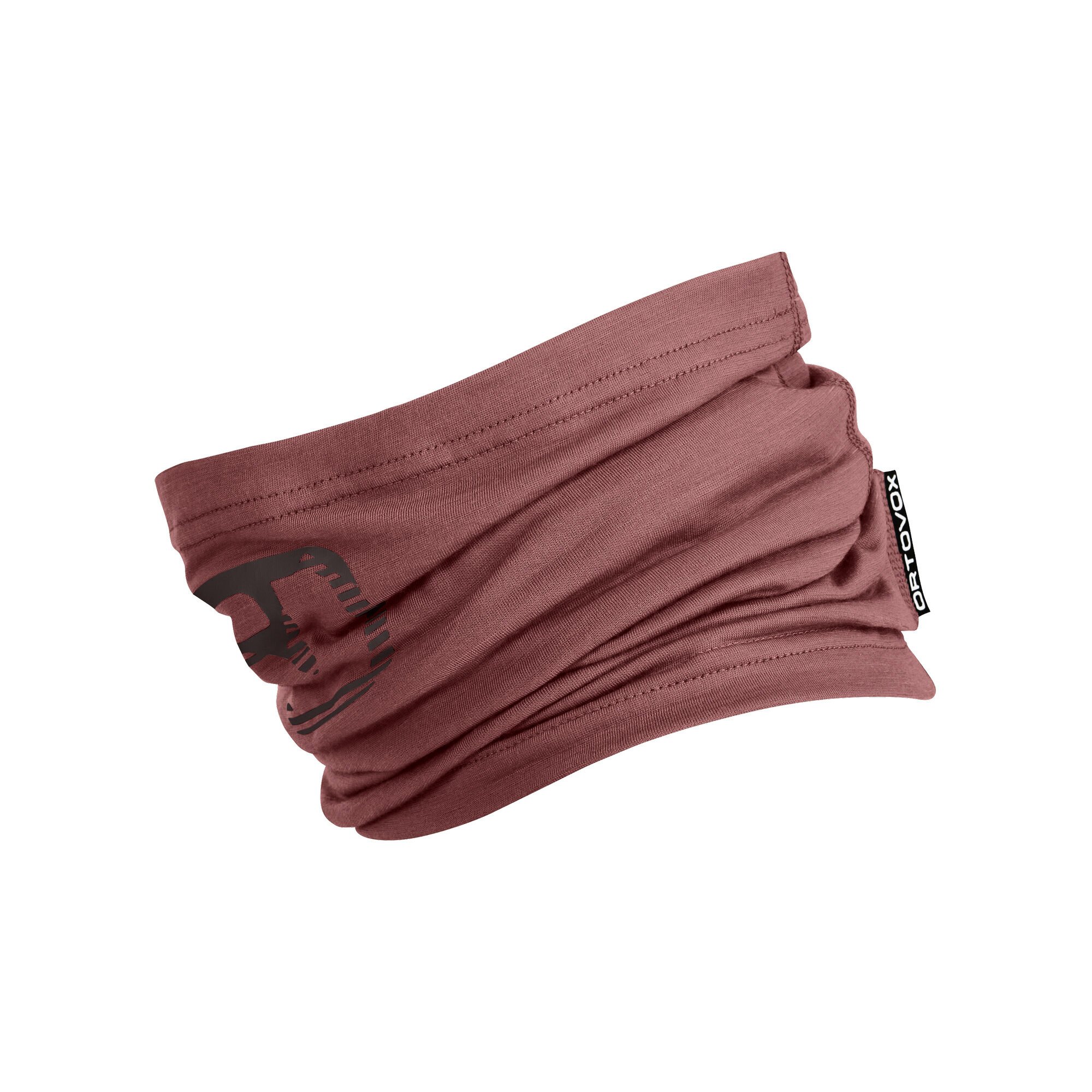 Komin Ortovox 120 Cool Tec Logo Neckwarmer Chestnut
