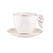 Filiżanki - Filiżanka ze spodkiem Altom Design 200 ml - skrzydła - miniaturka - grafika 1