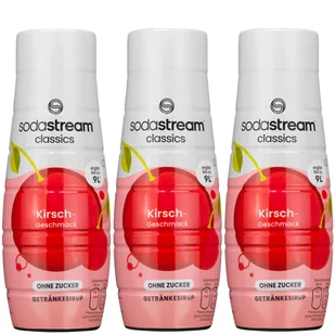 3x Syrop do SodaStream Wiśnia Bez Cukru 440ml - Syropy i koncentraty owocowe - miniaturka - grafika 1