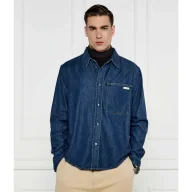 Koszule męskie - CALVIN KLEIN JEANS Jeansowa koszula Regular Fit - miniaturka - grafika 1