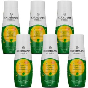 6x Syrop SodaStream Ginger 440ml - Syropy i koncentraty owocowe 6x Syrop SodaStream Ginger 440ml - Syropy i koncentraty owocowe - miniaturka - grafika 1