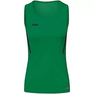 Koszulki i topy damskie - JAKO Unisex Tanktop Challenge Tanktop Challenge sportowy zielony/czarny 44 - miniaturka - grafika 1
