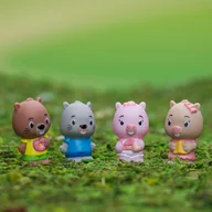 Figurki dla dzieci - Rodzina Bobrów Kastor. Klorofil - miniaturka - grafika 1