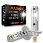 Żarówki samochodowe - ŻARÓWKI H1 LED MAGALL ONE TO ONE MOCNE BIAŁE ŚWIATŁO 6500K 16000LM 12V - miniaturka - grafika 1