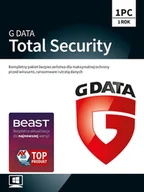 Gry PC Cyfrowe - G DATA Total Security - 1 urządzenie, 1 rok - miniaturka - grafika 1