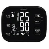 Ciśnieniomierze i akcesoria - VITAMMY Super Cosmo Black and White Ciśnieniomierz naramienny 22- 42 cm z IHB i podświetleniem - miniaturka - grafika 1