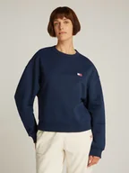 Bluzy damskie - TOMMY JEANS Bluza w kolorze granatowym - miniaturka - grafika 1