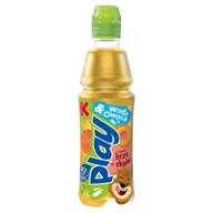 Woda - Kubuś Play Woda & Owoce Napój owocowy o smaku brzoskwini 400 ml - miniaturka - grafika 1