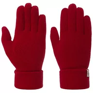Rękawiczki - Roeckl Damskie rękawiczki Essential, jednokolorowe, czerwony (Classic Red), jeden rozmiar - miniaturka - grafika 1