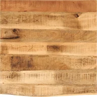 Stoły - vidaXL Blat stołu, 80x80x3,8 cm, naturalna krawędź, drewno mango - miniaturka - grafika 1