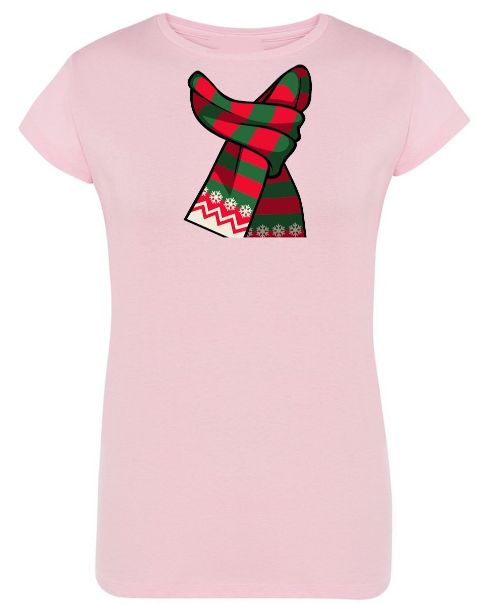 T-Shirt damski nadruk Krawat Świąteczny R.S