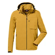 Kurtki męskie - Killtec Męska kurtka funkcyjna/kurtka outdoorowa z odpinanym kapturem KOS 106 MN JCKT, ciemnożółta, XL, 38017-000 - miniaturka - grafika 1