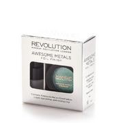 Cienie do powiek - Makeup Revolution Awesome Metals Foil Finish metaliczny cień do powiek + podkład Emerald Goddes 1,5g - miniaturka - grafika 1