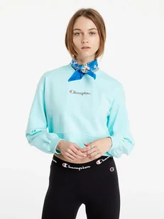 Bluza bez kaptura damska Champion 112685-BS134 XS Błękitna (8053305430050) - Bluzy damskie - miniaturka - grafika 1