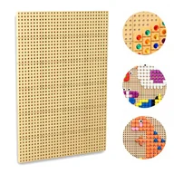 Tablice dla dzieci - MASTERKIDZ Panel Ścienny Tablica Naukowa Kreatywna STEM 120x80 cm Bez Panelu Montażowego - miniaturka - grafika 1