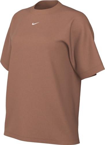 Nike Top damska koszulka sportowa Essntl Lbr, Terra Blush/White, FD4149-212, L
