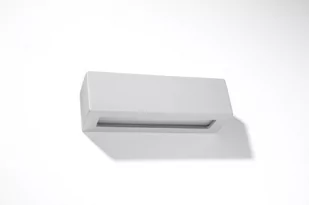 Sollux Lighting Kinkiet ceramiczny VEGA szary CAFÉ AU LAIT - Lampy ścienne - miniaturka - grafika 1