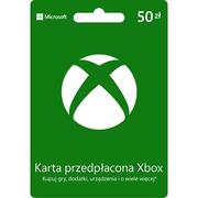 Kody i doładowania cyfrowe - Microsoft Kod podarunkowy Xbox 50 PLN - miniaturka - grafika 1