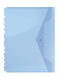 Teczka kopertowa PP A4 z perforacją niebieska - Teczki i skoroszyty - miniaturka - grafika 1