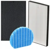 Filtry do okapów - Komplet 3 filtrów do oczyszczaczy Sharp UA-HD40E-L UA-HD40E-T - miniaturka - grafika 1
