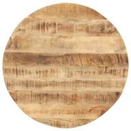 Meble modułowe i akcesoria - vidaXL Lumarko Blat stołu, lite drewno mango, okrągły, 15-16 mm, 50 cm 286000 - miniaturka - grafika 1