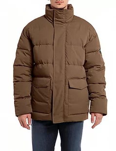 Replay Męska kurtka zimowa comfort fit, 055 Ruby Red, L - Kurtki męskie - miniaturka - grafika 1