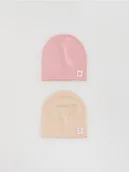 Komplety dla niemowląt - Reserved - Czapka z wiskozą 2 pack - wielobarwny - miniaturka - grafika 1