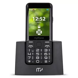 myPhone Halo Q+ 4family telefon dla seniora ze stacją ładującą, duży wyświetlacz 2,8 cala, mocna bateria 1400 mAh, aparat 2Mpx, duże klawisze, fotokontakty, 3G, przycisk SOS, latarka, dual SIM - Latarki - miniaturka - grafika 1