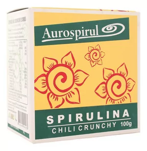 AUROSPIRUL Spirulina crunchy Aurospirul 100 g - Suplementy naturalne - miniaturka - grafika 1