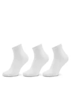 Skarpetki męskie - Vans Zestaw 3 par niskich skarpet męskich Classic Ankle VN000FV7WHT1 Biały - miniaturka - grafika 1
