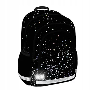 TORNISTER PLECAK SZKOLNY DLA DZIEWCZYNKI KLASY 1 3 CZARNY W GWIAZDKI - Plecaki szkolne i tornistry TORNISTER PLECAK SZKOLNY DLA DZIEWCZYNKI KLASY 1 3 CZARNY W GWIAZDKI - Plecaki szkolne i tornistry - miniaturka - grafika 1