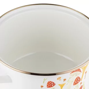 Garnek emaliowany Emalia Polska Pleszew Grzybki 20 cm 3,75 l - Garnki - miniaturka - grafika 4