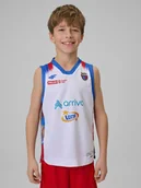 Koszulki dla chłopców - 4F Koszulka meczowa replika domowa z sezonu 2025/26 dziecięca 4F x Twarde Pierniki - biała 98/104 - miniaturka - grafika 1