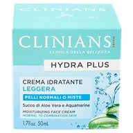 Kremy do twarzy - Clinians Nawilżający krem do twarzy na co dzień z wodą mineralną i warzywną z białej herbaty, 50 ml - miniaturka - grafika 1