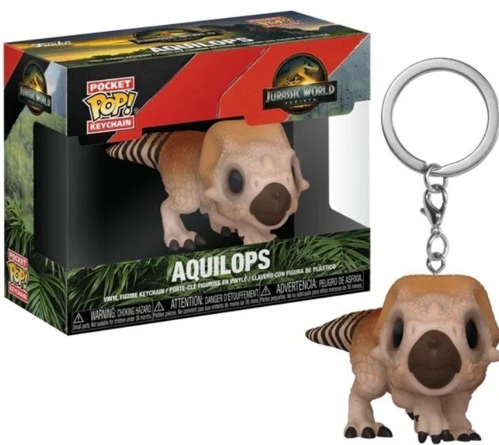 funko pop! jurassic world rebirth aquilops figurka breloczek