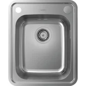 Zlewozmywaki - Hansgrohe S41 S412-F340 zlewozmywak 42x52 cm stal szlachetna 43334800 - miniaturka - grafika 1