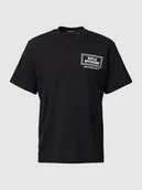 Koszulki męskie - T-shirt z nadrukiem z logo - miniaturka - grafika 1