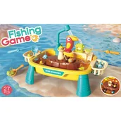 Zabawy w naśladowanie dorosłych - ZLEW KUCHENNY GRA WĘDKARSKA WĘDKI RYBKI ZESTAW DLA DZIECI INTERAKTYWNY WODA - miniaturka - grafika 1