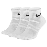 Skarpetki damskie - Nike Everyday Skarpety Biało-czarny L - miniaturka - grafika 1