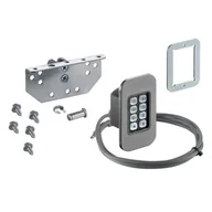 Kontrola dostępu - SOMMER Zestaw ENTRAcode+ z osłoną w wersji ze stali nierdzewnej szczotkowanej, czarny - miniaturka - grafika 1