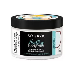 Soraya Body Diet Ujędrniający Scrub do ciała z łupinkami orzech i olejem Kokosowym 200g - Peelingi do ciała - miniaturka - grafika 1