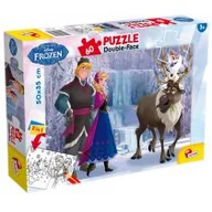 Układanki dla dzieci - Lisciani Puzzle Dwustronne Kraina Lodu 60 El. - - miniaturka - grafika 1