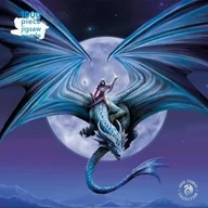 Puzzle - Puzzle 1000 Moonstone Anne Stokes Smok i księżyc - miniaturka - grafika 1