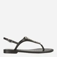 Klapki i japonki damskie - Sandały damskie japonki Geox D25LXT000TU-C9999 40 26 cm Czarne (8050036636300). Sandały codzienne i sportowe damskie - miniaturka - grafika 1