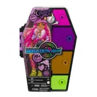 Lalki dla dziewczynek - Lalka Monster High Straszysekrety Clawdeen Wolf Mattel - miniaturka - grafika 1
