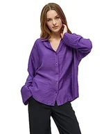 Koszulki i topy damskie - Peppercorn Damska koszulka z długim rękawem Omina, Imperial Purple, 42 - miniaturka - grafika 1
