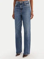 Spodnie damskie - Guess Jeansy W6RA3A D4K30 Niebieski - miniaturka - grafika 1